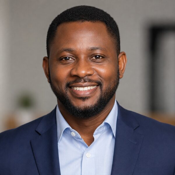 Portrait of a Nigerian male business owner